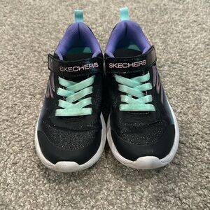 Little girl Skechers sneakers